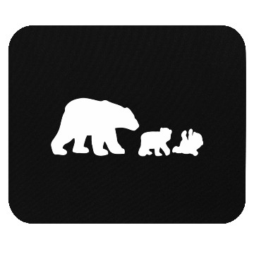 Discover POLAR BEAR AND CUBS Mouse Pads
