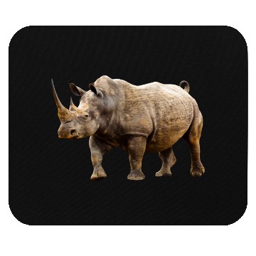 Discover rhinoceros hippo nashorn1 Mouse Pads
