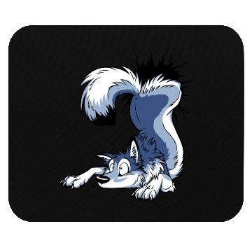 Discover UN-STUCK Blue Husky Mouse Pads