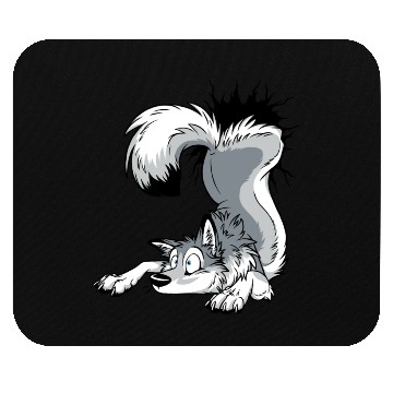 Discover UN-STUCK Grey Husky Mouse Pads