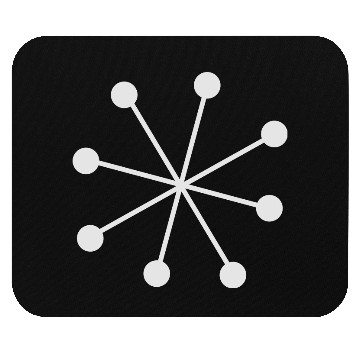 Discover snowflake 2 vectorstock 6438519 Mouse Pads