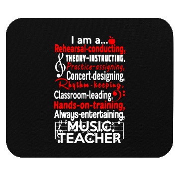 Discover Music Teacher Mouse Pads