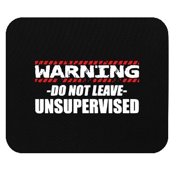 Discover Warning do not leave unsupervised Mouse Pads