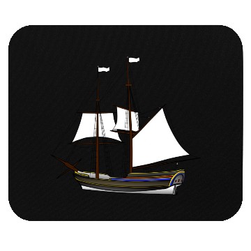 Discover ship boat canoe sailboat submarine yacht anchor405 Mouse Pads