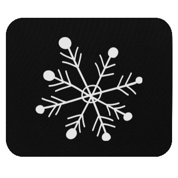 Discover Snowflake Mouse Pads