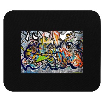 Discover graffiti wall Mouse Pads
