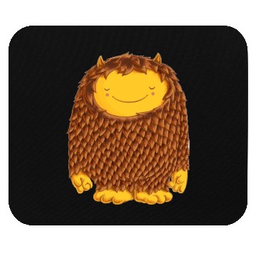 Discover Friendly Brown Monster Mouse Pads