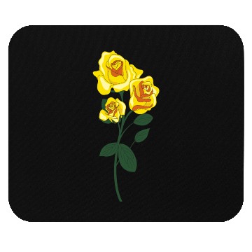 Discover yellow rose Mouse Pads
