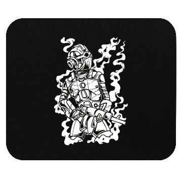 Discover Robot Soldier Mouse Pads