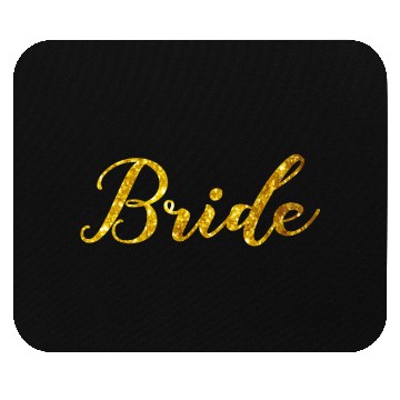 Discover Perfect Brides Crew Bachelorette Party with golden Mouse Pads