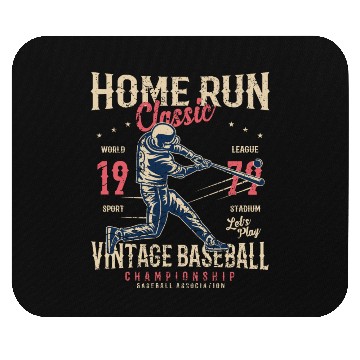 Discover Home Run Classic Mouse Pads