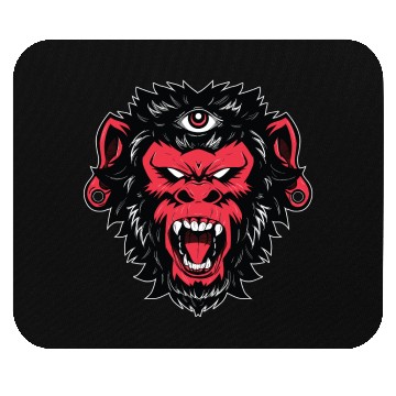 Discover Demon Monkey Mouse Pads