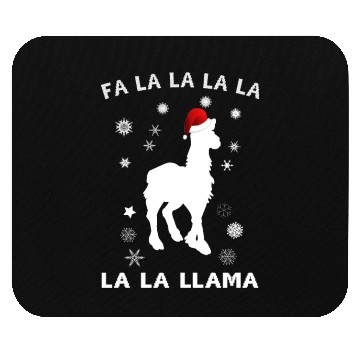 Discover Christmas Llama Mouse Pads, Funny Xmas Llama Mouse Pads