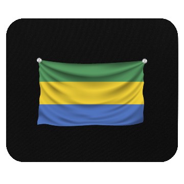 Discover flag gabon Mouse Pads