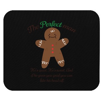Discover Gingerbread: The Perfect man Mouse Pads