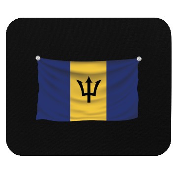 Discover flag barbados Mouse Pads