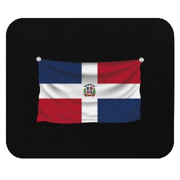 Discover flag dominican republic Mouse Pads