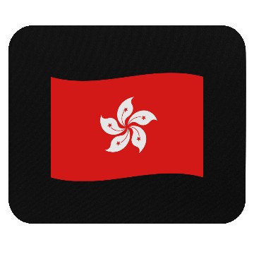 Discover flag hong kong Mouse Pads