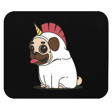 Discover Pug Love Mouse Pads