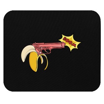 Discover banana gun Mouse Pads