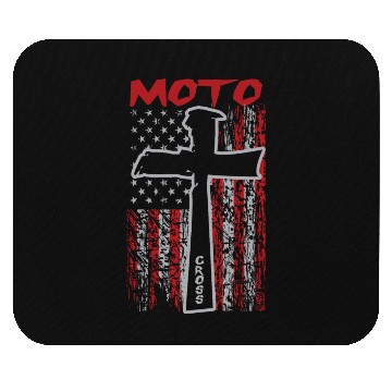 Discover Motocross Christian Mouse Pads