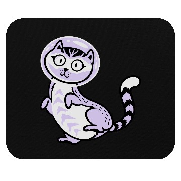 Discover Space cat Mouse Pads