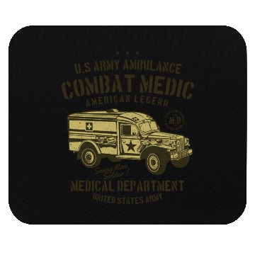 Discover US army ambulance Mouse Pads