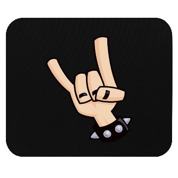 Discover Devil Horns Mouse Pads