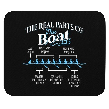 Discover Rowing Boat Funny Rower Rowers Row Coach Team Mouse Pads