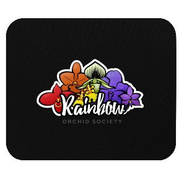 Discover Rainbow Orchid Society Mouse Pads