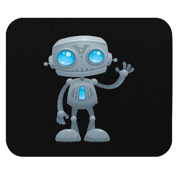 Discover Waving Robot Mouse Pads