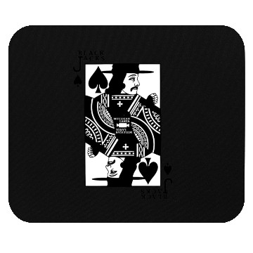Discover black jack Mouse Pads
