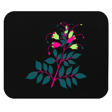 Discover Flower branch Mouse Pads