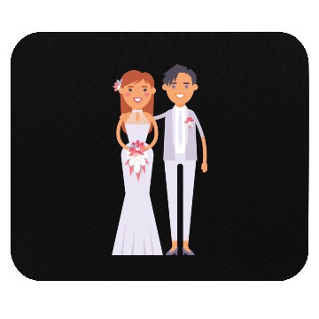 Discover wedding couple Mouse Pads