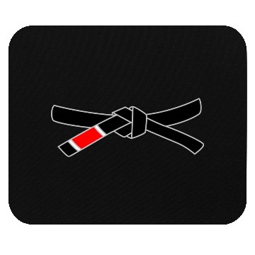 Discover BJJ black belt Mouse Pads