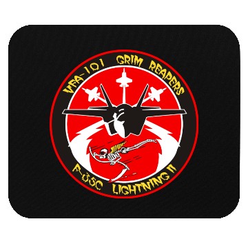 Discover F-35 Lightning II VFA-101 Grim Reapers Mouse Pads