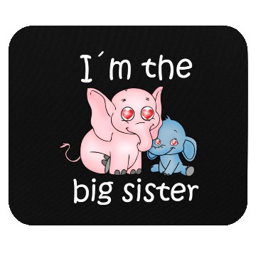 Discover I'm the Big Sister Mouse Pads