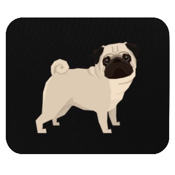 Discover Pug Mouse Pads