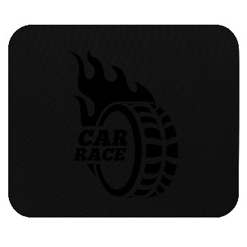 Discover Car race logo Mouse Pads