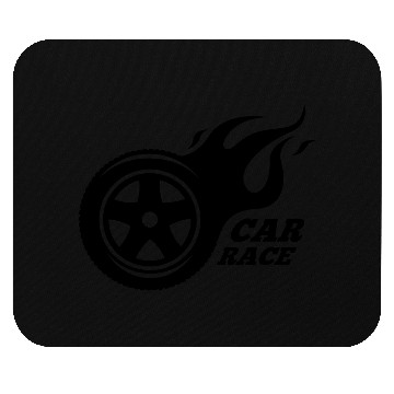 Discover Car race logo Mouse Pads