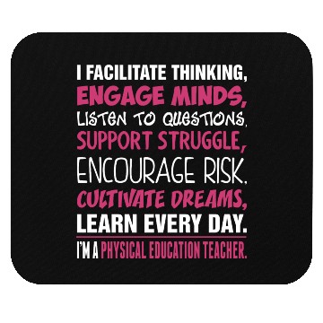 Discover Im A Physical Education Teacher Mouse Pads
