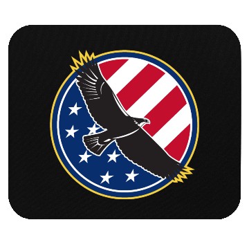 Discover US eagle Mouse Pads
