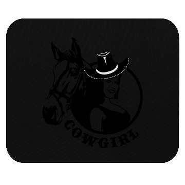 Discover Western Girl 2 Mouse Pads