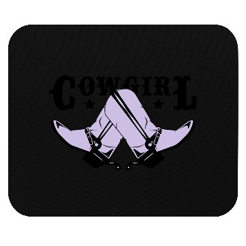 Discover Western Girl Mouse Pads