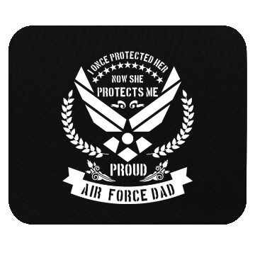 Discover Proud Air Force Dad - USA military Mouse Pads