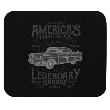 Discover vintage car design Mouse Pads