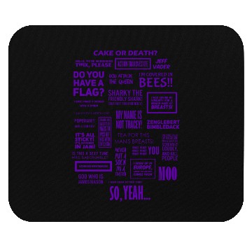 Discover cake or death Mouse Pads