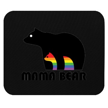 Discover Mama Bear Gay Pride Rainbow LGBT Mouse Pads