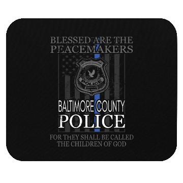 Discover Baltimore County Police Mouse Pads Saint Michael Police Officer Prayer
