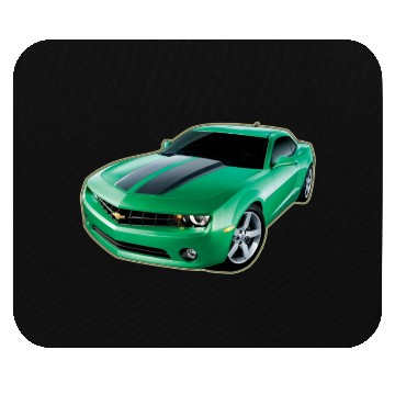 Discover GREEN CHEVY CAMARO Mouse Pads